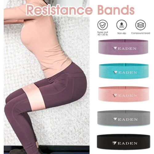 Workout Fitness Hip Loop Resistance Bands Anti-slip Squats Expander Strength Rubber Bands Yoga Gym Training Braided Elastic Band