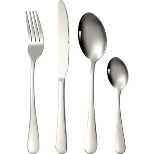 24-Piece Stainless Steel Flatware Set,Kitchen Eating Utensils Service for 6,Dishwasher Safe Tableware, Finish Cutlery