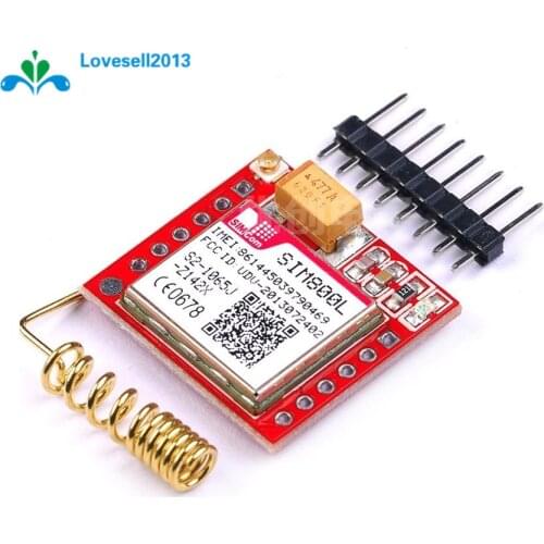 SIM800L Smallest GPRS GSM Micro SIM Card Board Module Lights Indicator 3.7-4.2V GPS GSM Controller Automatically Boot With Pins