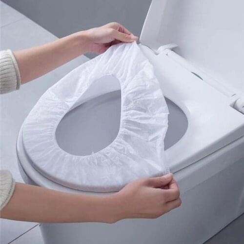 Disposable Toilet Seat Cushion Non Woven Waterproof Toilet Cover