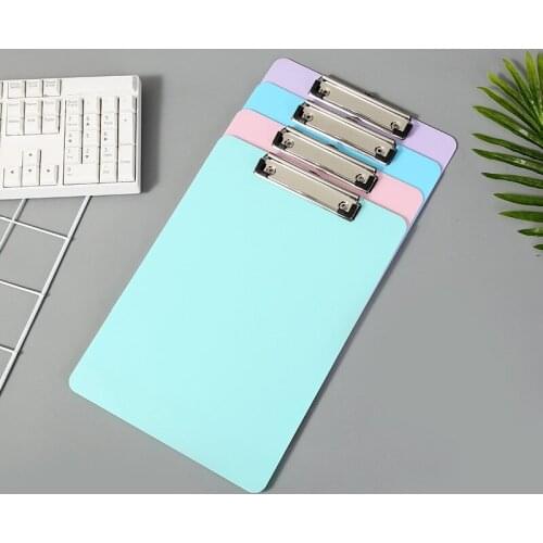 A4 File Folder Document Clip Writing Board Metal Report Cover Spine Bar School Office Stationery School Supplies