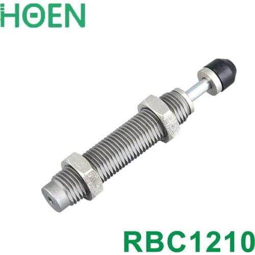 RBC1210 Pneumatic Air Cylinder Shock Absorber RBC 1210 O.D. thread size 12mm Stroke 10mm SMC type Buffers with cap