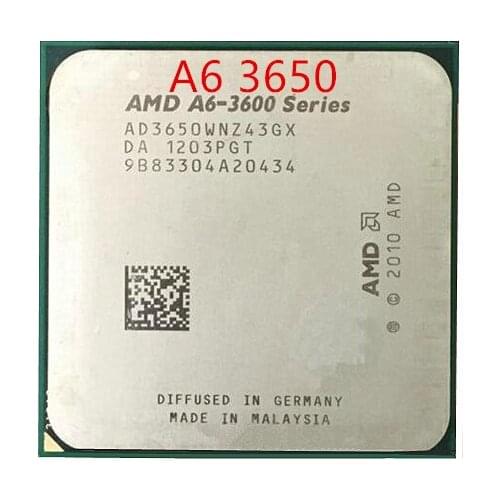 Free shipping AMD a6 3650 2.6GHz 4MB 100W quad core CPU processor FM1 shipping free scrattered pieces A6-3650 APU