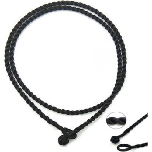 20pieces 2mm black 18" Silk Cord Twist Thread Necklace Fit European Charms beads/pendant jewelry accessories