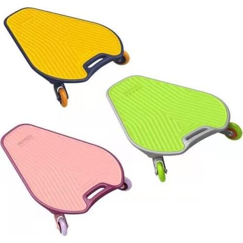 Free Shipping Cheap Wiggleboard Skateboard Childrens Outdoor Tricycle Fish Board ABS 3 Wheel Flashing for Beginners 1PCS