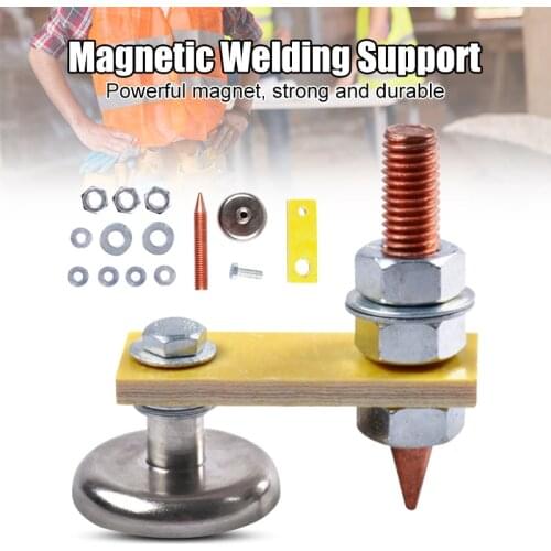 Welding Magnetic Head Ground Wire Tool Magnetic Welding Support Strong Magnetism Grounding Accessories Tools