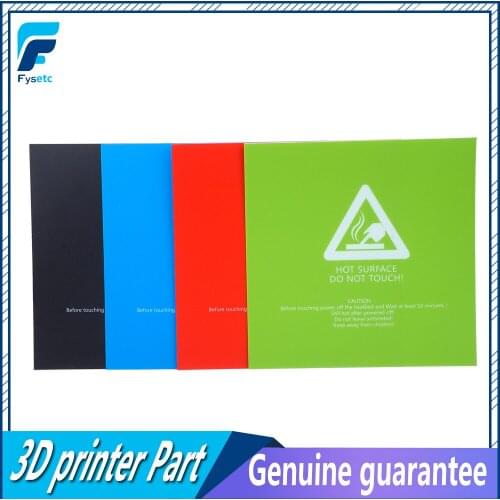 1pc 220x220mm Blue/Black/Red/Green Frosted Heated bed For Wanhao i3 Anet A8 Tarantula 3D Printer Sticker Build Sheet Plate Tape