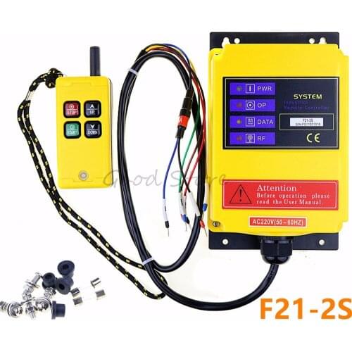 1PCS Industrial Remote Control Switch Crane Transmitter 2 channels 12VDC 380VAC 220VAC 110VAC 24VDC 48VDC