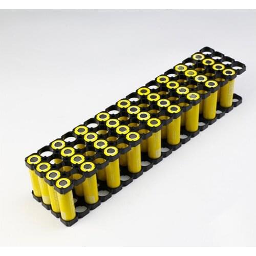 15pcs/lot MasterFire 4*18 21700 Battery Holder Bracket Cell Safety Anti Vibration Plastic Brackets For 21700 Lithium Batteries
