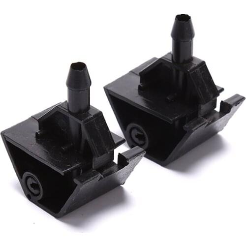 2Pcs Car Window Windshield Washer Spray Nozzle Water Jet for Nissan Qashqai