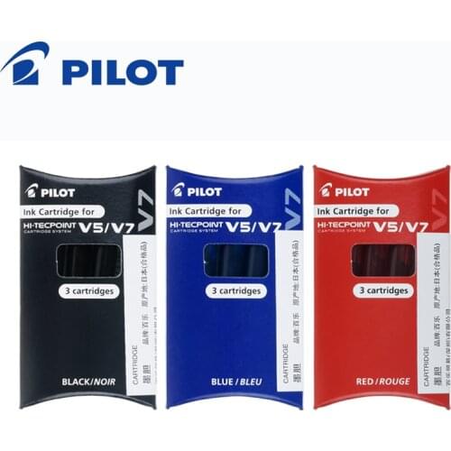 3 Pcs/pack PILOT BXS-IC Disposable Ink Gall Bladder Ink Replaceable Ink Bag Neutral Pen Replacement Core Suitable for BXC-V5/V7