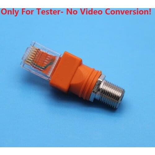 50pcs F Female To RJ45 Male Coaxial Coax Barrel Coupler Adapter RJ45 To RF Connector