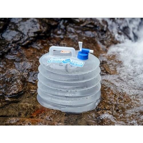 5L PE Folding portable water bucket LDPE4 outdoor water container no include Bisphenol A
