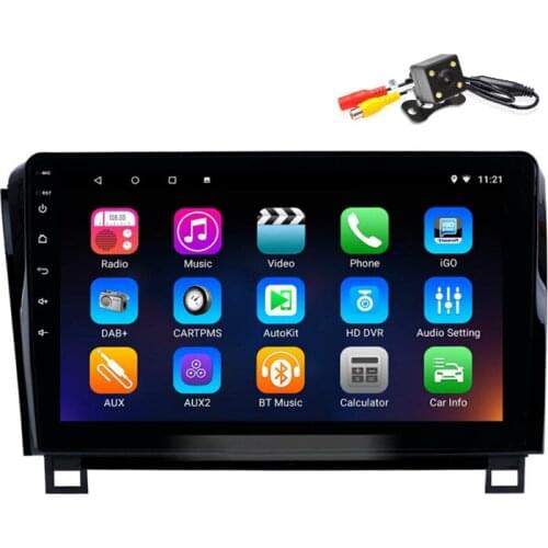 For Toyota Sequoia Tundra 10.1'' Android 8.1 Car Radio Head Unit 2+32GB with Camera