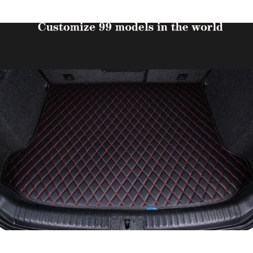 Car trunk mat for nissan qashqai primera p12 tiida almera classic patrol pathfinder r51 x trail t31 kicks march terrano juke