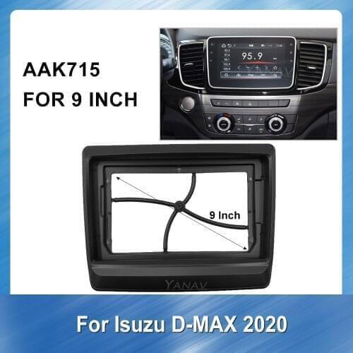 Car Radio fascia Dash Panel For Isuzu D-MAX 2020 GPS Navigation Dash Fitting Panel Frame Kit panel dash Installation Mount
