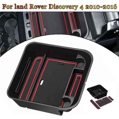 Organizer Central Car Storage Box Armrest Container Box For Land Rover Discovery 4 2010-2016 Auto Interior Accessories