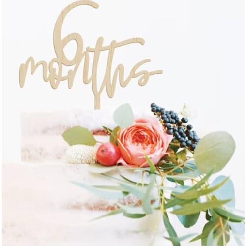 Babys Half Birthday Cake Topper, Half Birthday Cake Topper, 6 Months Birthday Cake Topper, Half Birthday Boy, Half Birthday Gir