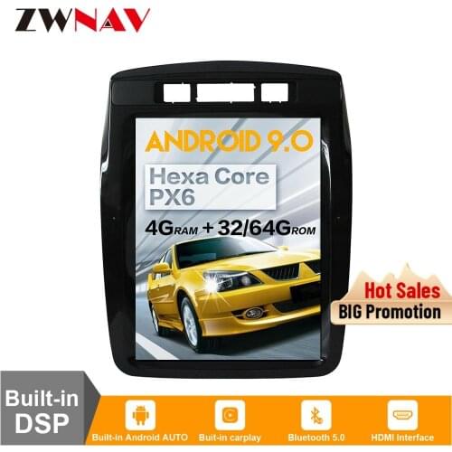 DSP Carplay vertical Tesla screen Android 9.0 Car Multimedia Player For Volkswagen/VW Touareg 2010+ GPS Radio stereo BT headunit