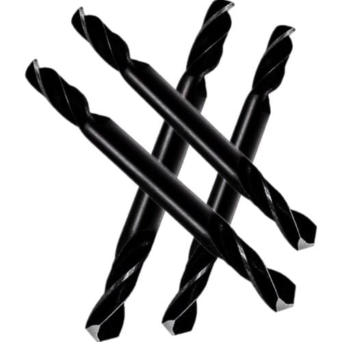 Deli Cr-V Double Ended Drill Bit End Set 3.2/4.2/5.2mm Mill Drills Bits Wood/ Metal Working Double Ended Spiral Torsion Drill