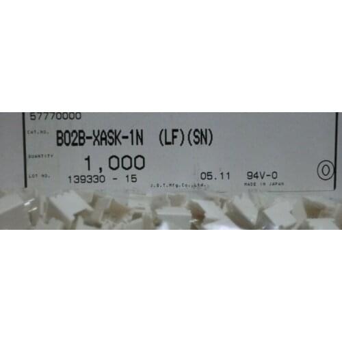 B02B-XASK-1N header JST Connectors terminals housing 100% new and original part B02B-XASK-1N(LF)(SN)