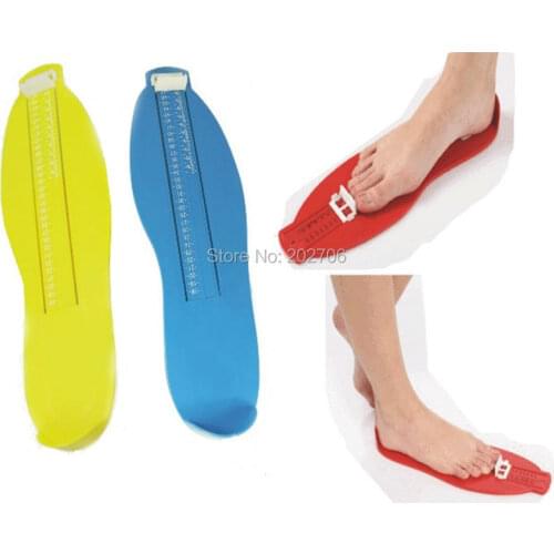 Feet measure children adult foot measure gauge shoes caculator foot measure tool 4pcs/lot