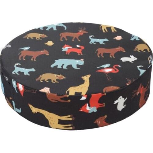 Anti-Slip Child Highchair Seat Booster Toddler Feeding Round Seat Cushion Heightening Dismountable Chair Increased Pad 69HE