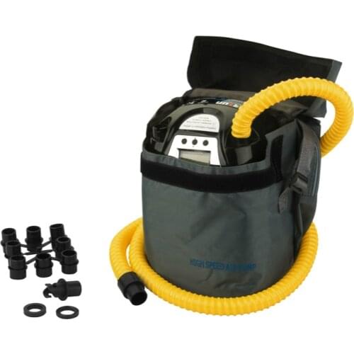 LCD Rubber inflatable boat high pressure electric air pump 80KPA 12V DC GP80D