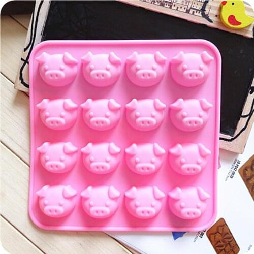 Silicone Mold Pig Shape Chocolate Mold Cake Baking Candy Mold Cake Decorating tool moule silicone gateau silikon form