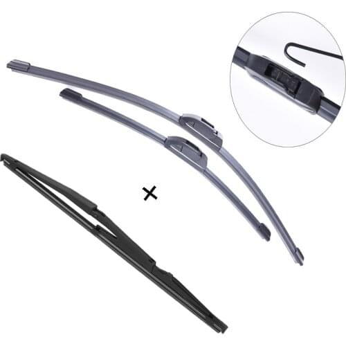 Front wiper & Rear wiper Apply To Alfa Romeo 145 from 1994 1995 1996 1997 1998 1999 2000 2001 2002 2003 to 2001 Years Car Wipers