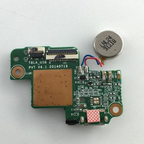 USB Charging Dock Connector Plug Touch drive Board Flex cable vibrator For Lenovo S8-50 S8-50F S8-50L S8-50LC T8LA_USB PVT V4.1