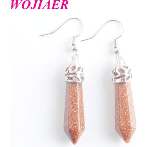 Женские золотые серьги WOJIAER China At AliExpress