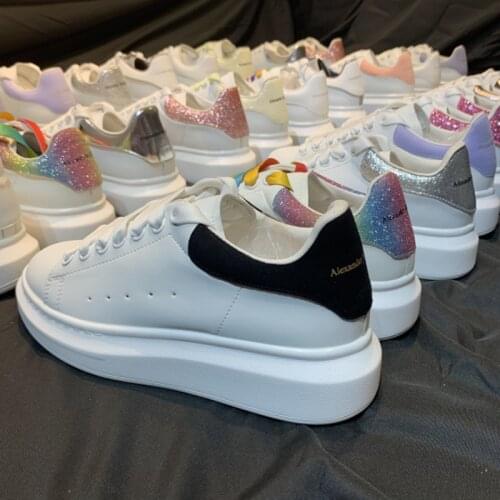 2021 Platforms Shoes Women Chunky Sneakers Woman Sneakers Fashion New Plush Warm Ankle White Shoes Couple Shoes Size 34-44