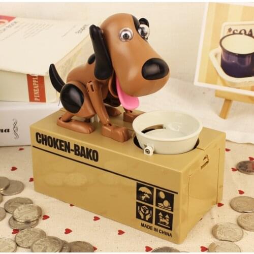 1Pc Kids Toy Puppy Hungry Coin Bank Choken Bako Robotic Dog For Boys Girls Doggy Coin Bank Canine Saving Money Box Gifts For Kid