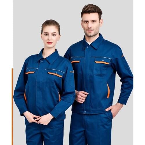 2020 Autumn Long Sleeve Working Clothing for Men Women Coveralls Suit Auto Repair Construction Workshop Durable Worker uniforms