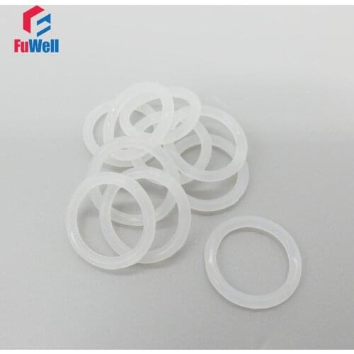 White Silicon O-ring Gasket Food Grade 3.5mm Thickness 12/13/14/15/16/17/18/19/20/21/22mm OD Rubber Rings Seals Gasket Washer