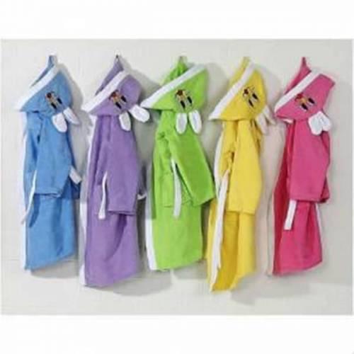 Hooded Cotton Baby Bathrobe with Ears (Color and You Options)