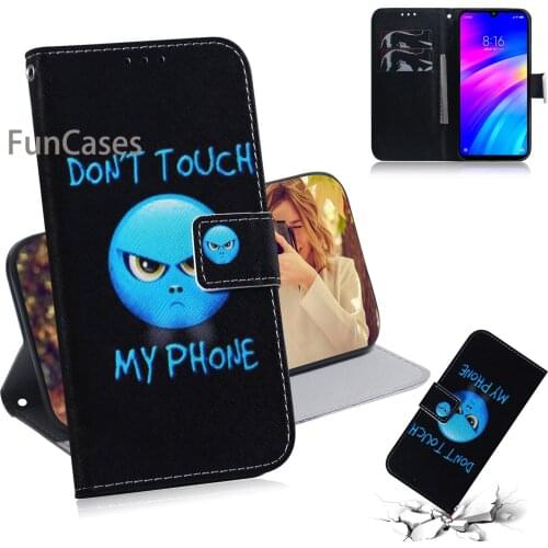 Wolf Wallet Flip Case For Xiaomi case Redmi 7A Phone Accesory sFor Protective Xiaomi Redmi carcaso 7 GO K20 Pro Note 6 7S