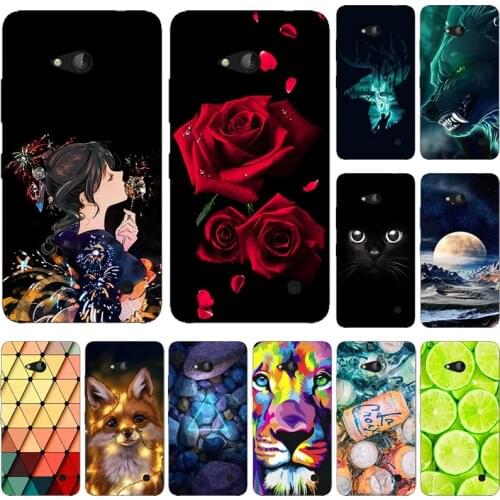 Phone Case for Microsoft Nokia Lumia 640 Lte Dual Sim N640 Silicone Soft TPU Back Cover Cases Protective Bumper for Lumia 640