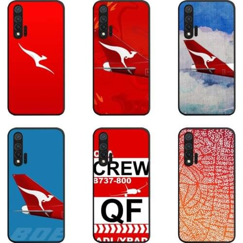 Qantas Airlines Logo Phone Case For Huawei Nova 6se 7 7pro 7se honor 7A 8A 7C 9C Play