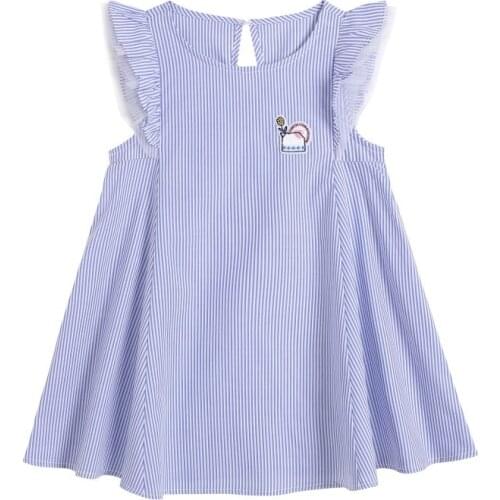 Baby sundress cotton plaid princess skirt