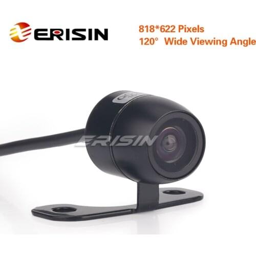 Erisin ES581 18mm 120 Degree Mini Car Color CCD Reverse Rear View Camera