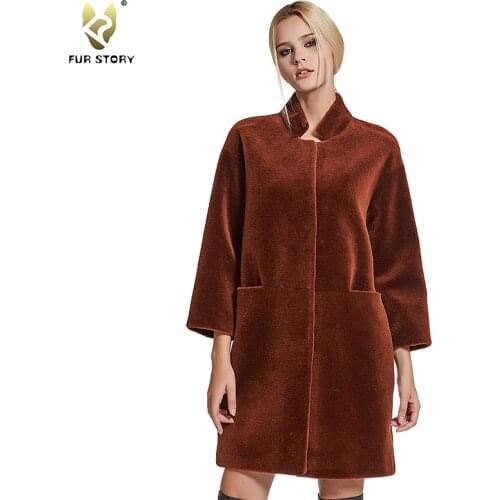 FUR STORY Fur Coats With Collar