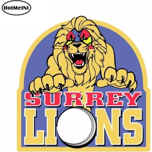 HotMeiNi 13cm x 13cm Funny Car Stickers ATV JDM Windshield Trunk Bumper Wall Decals Waterproof Lion of Surrey Graphics Decal