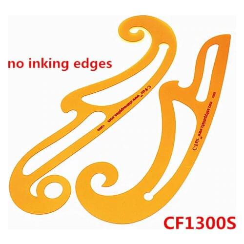 French Curve Ruler,Pvc Plastic Flexible Armhole Comics Template,Art Fashion Design Rulers,No Inking Edges Cf1300s
