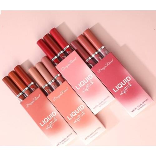 Lipstick Set Long Lasting Nonstick Cup Waterproof Lip Tint Makeup Cosmetics Kit For Girl Women Lipstick Maquillaje