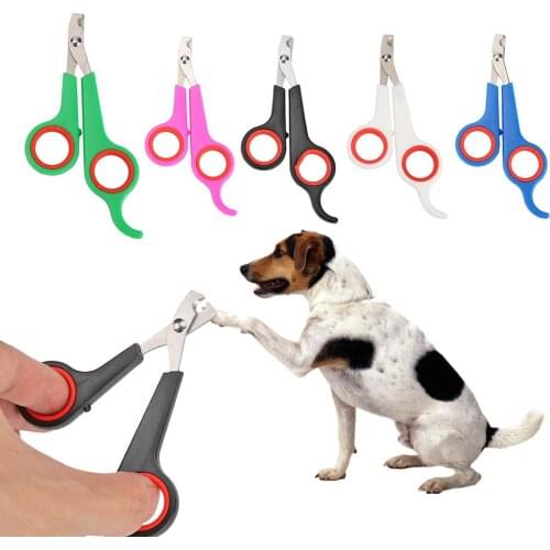 Pet Cats Dog Toe Claw Scissors Clippers Stainless Steel Grooming Nail Clippers Scissors Dog Nail Trimmer Cut Nail Claw Tools