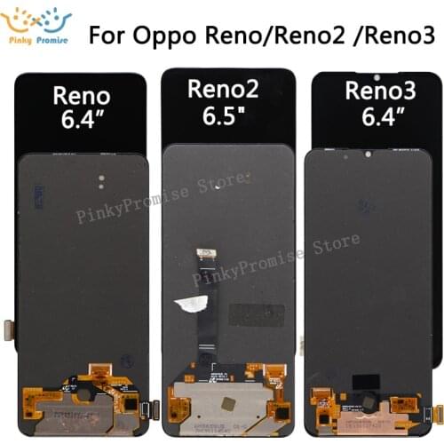 Original Supor Amoled For Oppo Reno2 Reno 2 LCD Screen Display Touch Panel Digitizer For Oppo Reno 3 lcd For Oppo Reno lcd