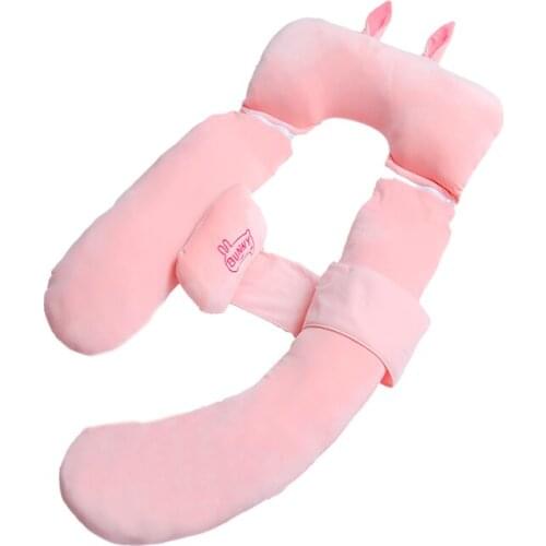 Side Sleeper Support Pillow For Pregnant Pillow Women Body Cotton Pillowcase U Shaped Maternity Pillows Bedding Dropshipping