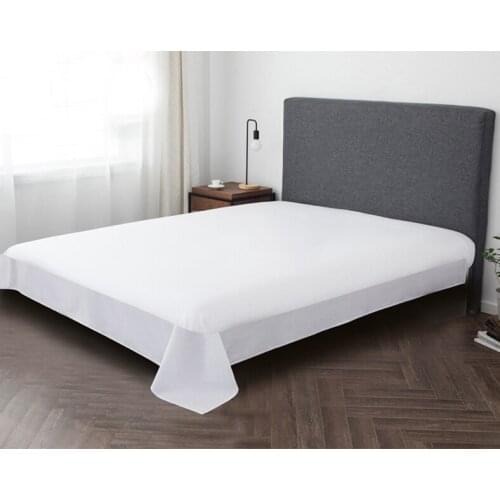 Custome Logo Bedding Sheet Flat Sheets Bed Sheet Bedding Linen for King Queen Size Kids Adults Bed Cover